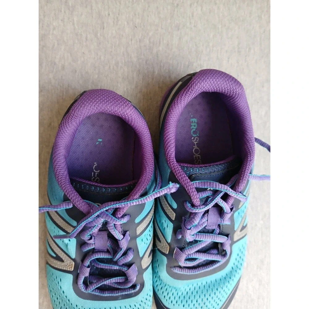 Xero Shoes Womens 8 Zero Drop Lace Up Comfort Casual Walking Blue Purple